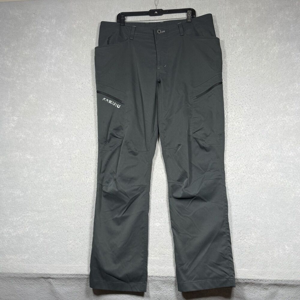 KUIU Sierra Pant Mens Size 40 Gray Hunting Hiking Pants Inseam 33 Pockets